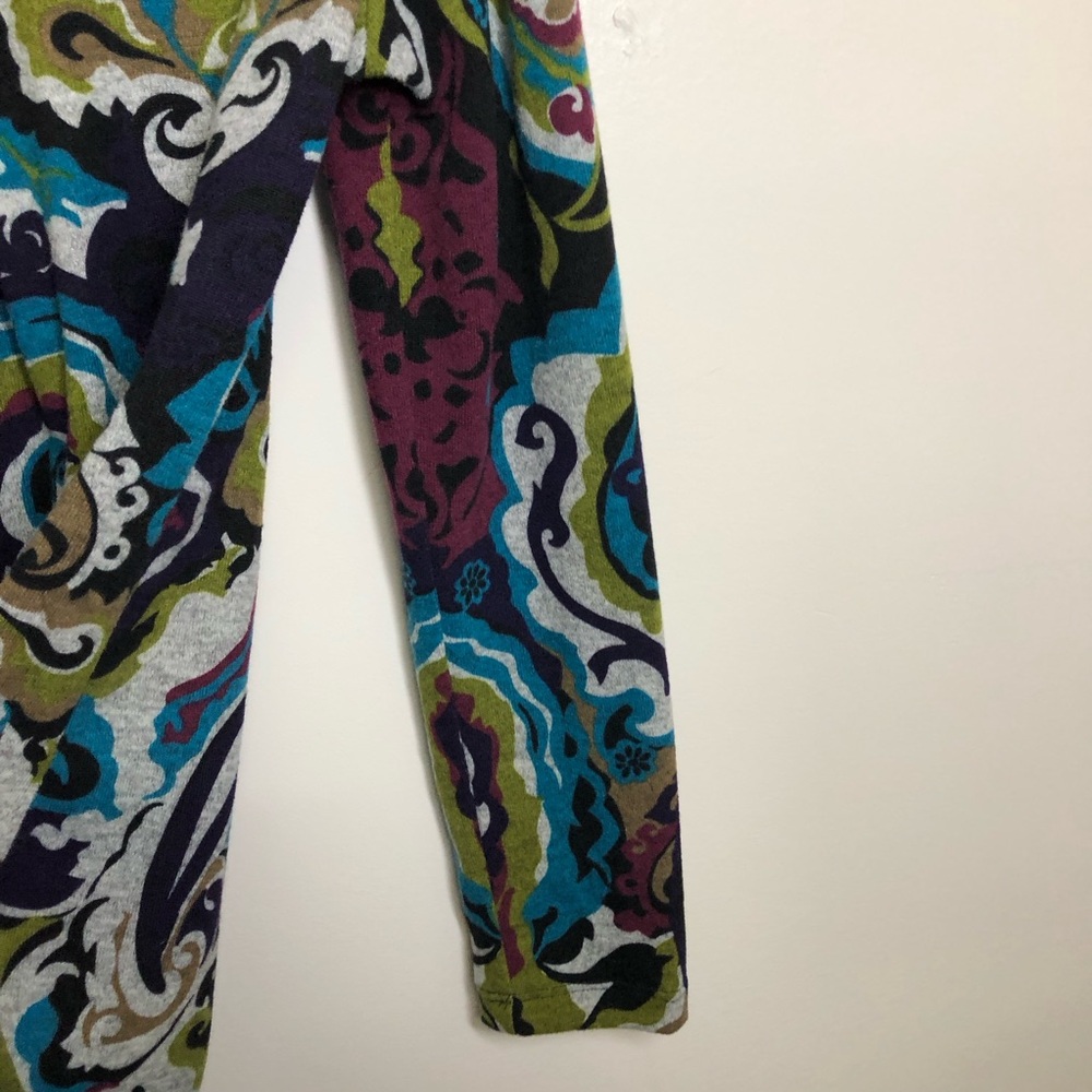 Karlie Long Sleeve Knit Dress‎ Sz Small-Medium Tags Missing Multicolor Abstract - Picture 7 of 13